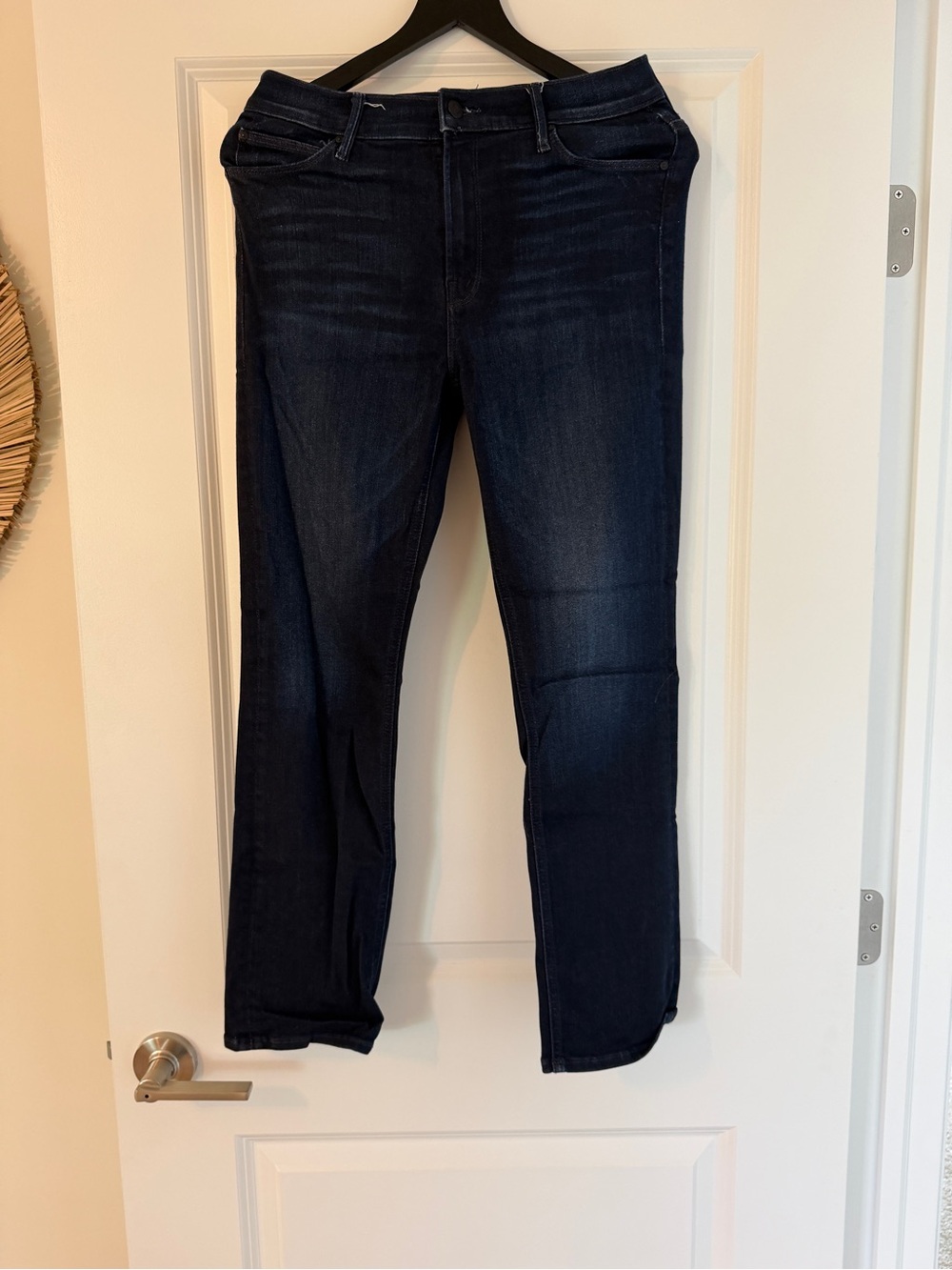 MOTHER Men’s Straight Jeans in Dark Indigo